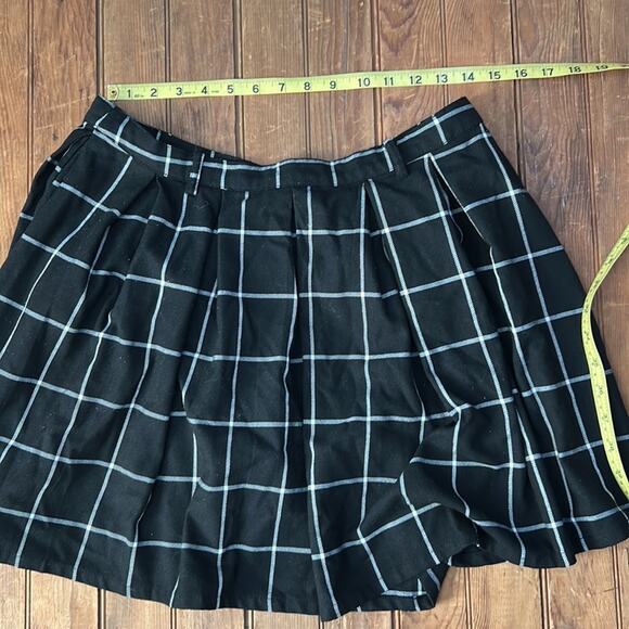 Hot topic vintage 90s black mini skirt goth dark academia size large - Picture 2 of 6